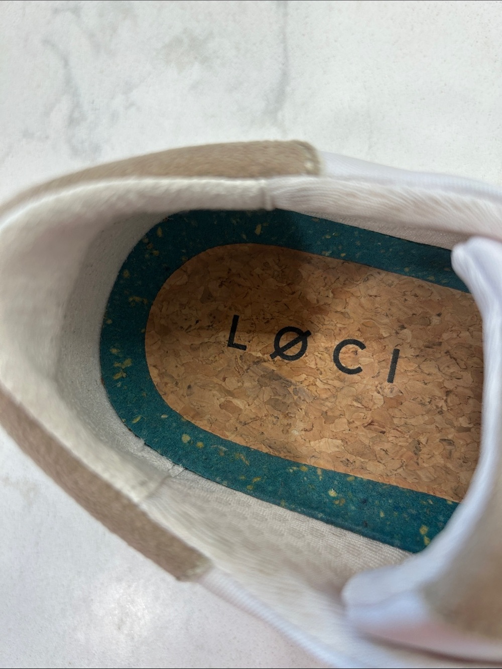LØCI Nine sneakers White Leather Look Low Top Women’s Neutral Minimalist Casual - Picture 13 of 16